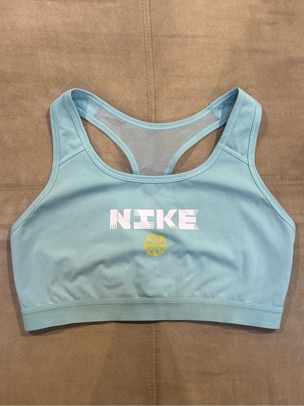 Nike Light Blue Racerback Sports Bra